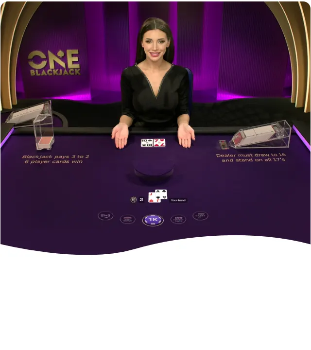 ONE Blackjack game artwork