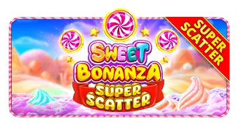 Sweet Bonanza Super Scatter game artwork